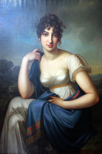 Porträtt av Amalie Beer (1767-1854) av Johann Karl Heinrich Kretschmar