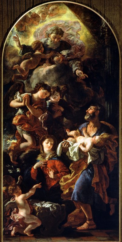 Den heliga familjen av Johann Karl Loth