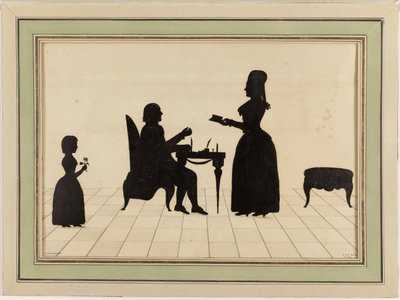 Herr och fru Roland och deras dotter Eudora av Johann Kaspar Lavater