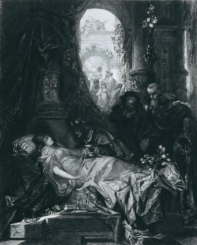 Den till synes döda Juliet Capulet av Johann Klaus