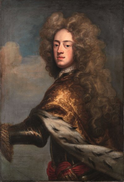 George II som prins av Wales av Johann Leonhard Hirschmann