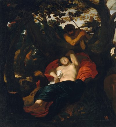 Nymf och herde, ca. 1625. av Johann Liss