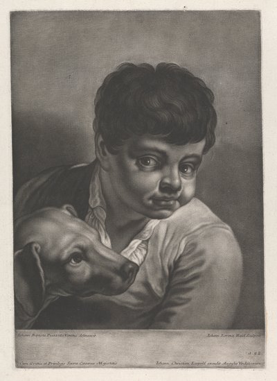 Porträtt av man av Johann Lorenz Haid