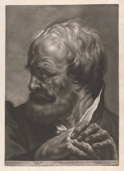 Porträtt av en man av Johann Lorenz Haid