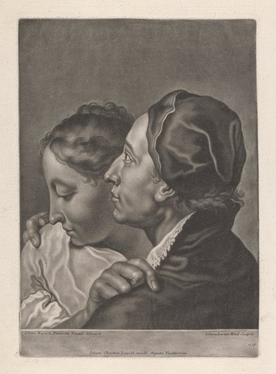 Porträtt av en man och kvinna av Johann Lorenz Haid