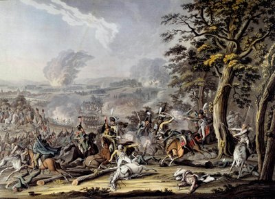 War of the Fourth Coalition: "" syn på slaget vid Friedland av Johann Lorenz Rugendas