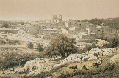 Bethany. Etsning av Bernatz et alii - Steinkopk J.F. Redaktör av Johann Martin Bernatz