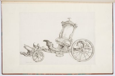 Design för en Cabriolet av Johann Michael Hoppenhaupt II
