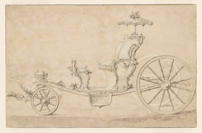 Design för en Cabriolet av Johann Michael Hoppenhaupt II