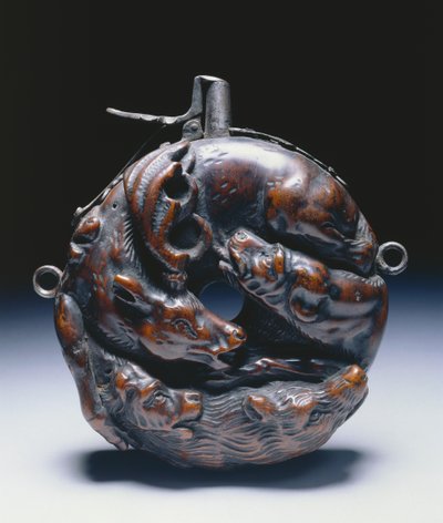 Pulverkolv, c.1680 av Johann Michael Maucher