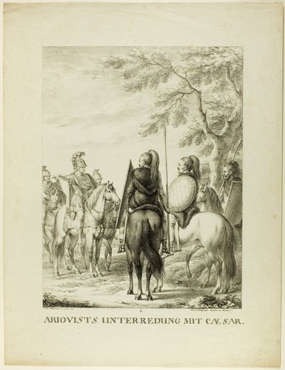 Ariovistes samtal med Caezar av Johann Michael Mettenleiter