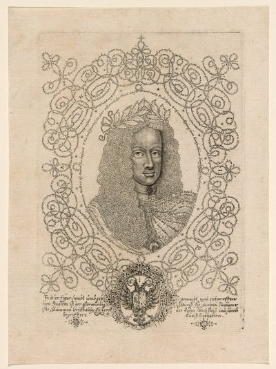 Joseph I (augusti), den helige romerske kejsaren av Johann Michael Puchler