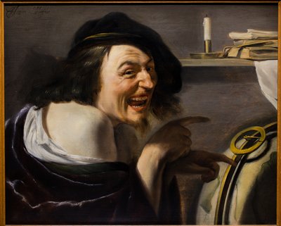 Demokritos, ca 1620 (olja på trä) av Johann Moreelse