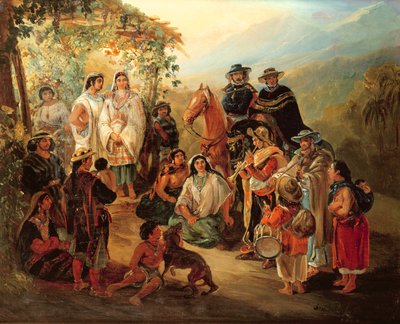 Regionala dräkter, 1850 av Johann Moritz Rugendas