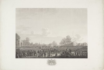 Kung William I:s ankomst till Bryssel, 1815 Tolv skyltar med ankomsten och invigningen av William I i Bryssel och striderna vid Quatre-Bras och Waterloo 1815 (serietitel) av Johann Nepomuk Gibèle