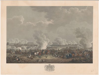 Slaget vid Waterloo, 1815 Tolv skyltar av William I:s ankomst och invigning i Bryssel och striderna vid Quatre-Bras och Waterloo 1815 (serietitel) av Johann Nepomuk Gibèle