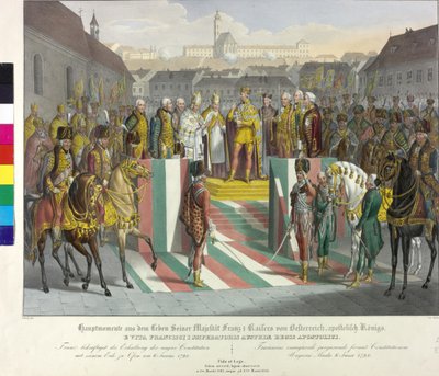 Kröning på spisen 1792 av Johann Nepomuk Hoechle
