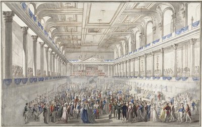 Redoute paré under Wienkongressen den 9 oktober 1814, ca. 1815 av Johann Nepomuk Hoechle