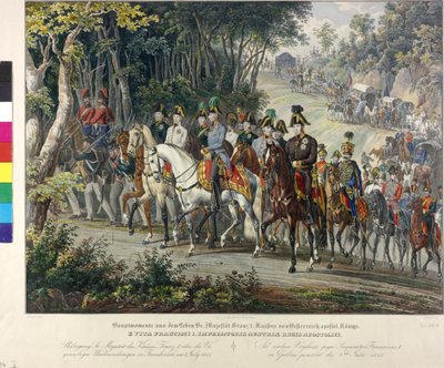 Ritt över bergen i Vogeserna 1815 av Johann Nepomuk Hoechle