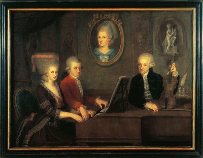 Österrike, Salzburg, Mozartfamiljen av Johann Nepomuk della Croce