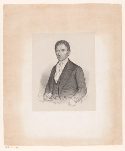 Porträtt av baronet Hugo van Beresteyn av Johann Peter Berghaus