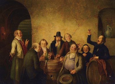 Vinprovning av Johann Peter Hasenclever