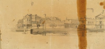 Utsikt över Trautson-palatsen av Johann Peter Krafft