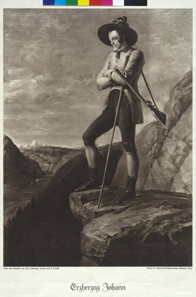 Ärkehertig Johann (tryck) av Johann Peter Krafft