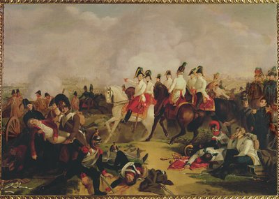 Ärkehertig Karls seger över Napoleon I vid Aspern nära Wien ... av Johann Peter Krafft