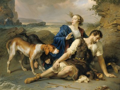 Arindal och Daura av Johann Peter Krafft