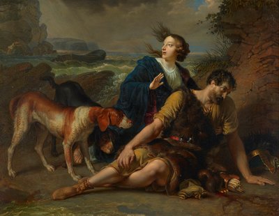 Arindal och Daura av Johann Peter Krafft