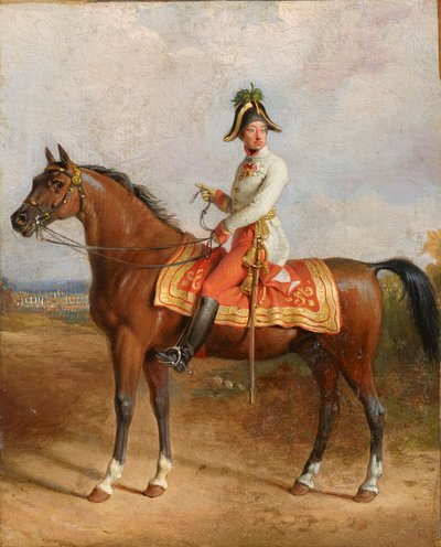 Ärkehertig Carl till häst av Johann Peter Krafft