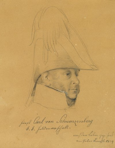 Prins Carl von Schwarzenberg av Johann Peter Krafft