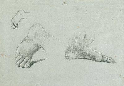 fotstudie av Johann Peter Krafft