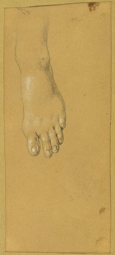 Fotstudie för "Rüdiger och Angelika" av Johann Peter Krafft