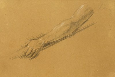 Handstudie för "Scen från Tyrolean Freedom Fight" av Johann Peter Krafft
