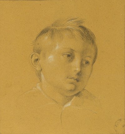 huvudet på en pojke av Johann Peter Krafft