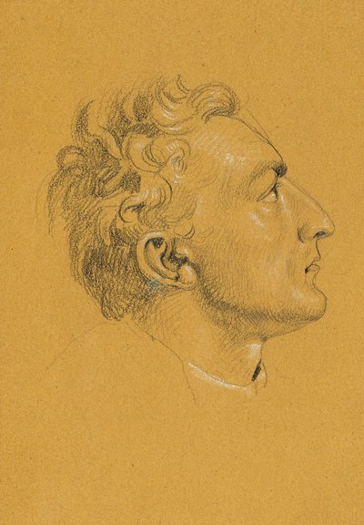 Huvudstudie för "kejsar Franz från Pressburgs återkomst" av Johann Peter Krafft