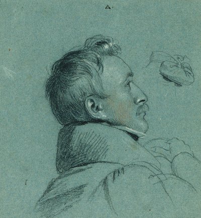 Huvudstudie för "kejsar Franz från Pressburgs återkomst" av Johann Peter Krafft