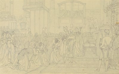 Kröning av kejsarinnan Carolina Augusta i Pressburg av Johann Peter Krafft