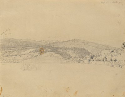landskap nära Baden av Johann Peter Krafft