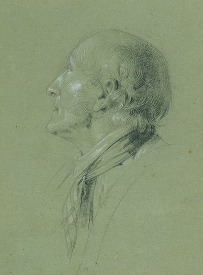 Porträttstudie för "Landwehr-mannens hemkomst" (1817) av Johann Peter Krafft
