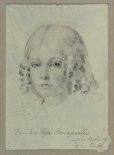 Son till Elisa Bonaparte av Johann Peter Krafft