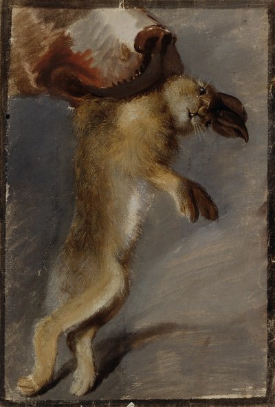Studie av en hare av Johann Peter Krafft