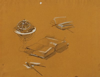 Studie för "Faust på påskmorgon" av Johann Peter Krafft