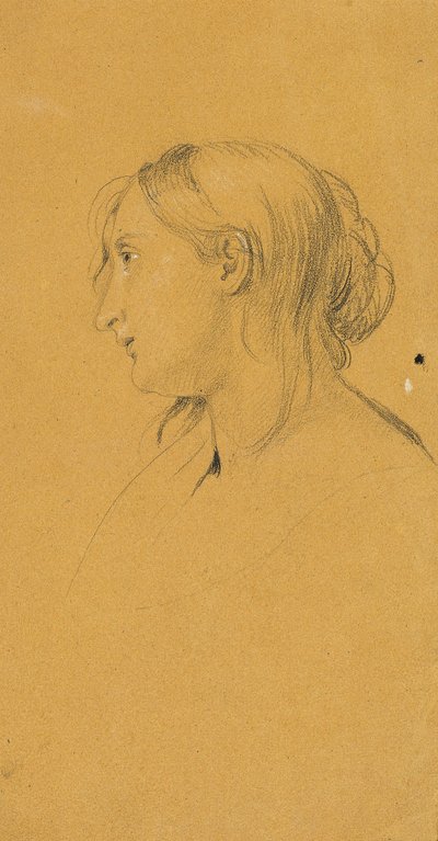 Studie för "Ossian och Malvina" av Johann Peter Krafft
