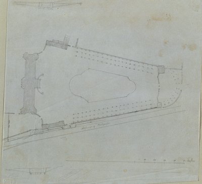 Studie för Upper Belvedere av Johann Peter Krafft