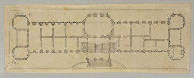 Studie för Upper Belvedere av Johann Peter Krafft