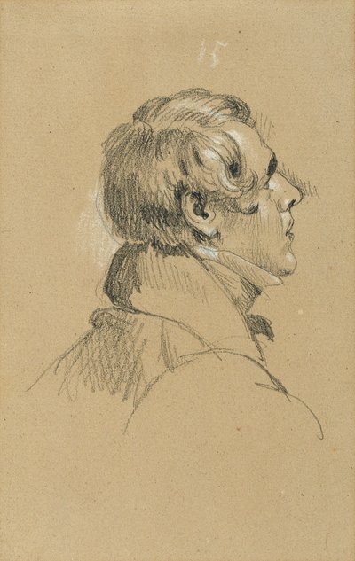 Studie om "kejsar Franz återkomst från Pressburg" av Johann Peter Krafft