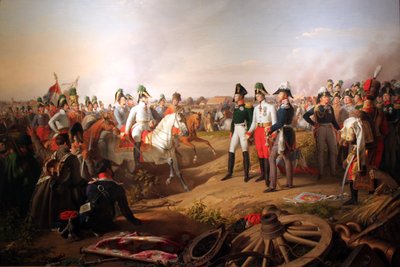Segerförklaring efter slaget vid Leipzig, 1813 av Johann Peter Krafft